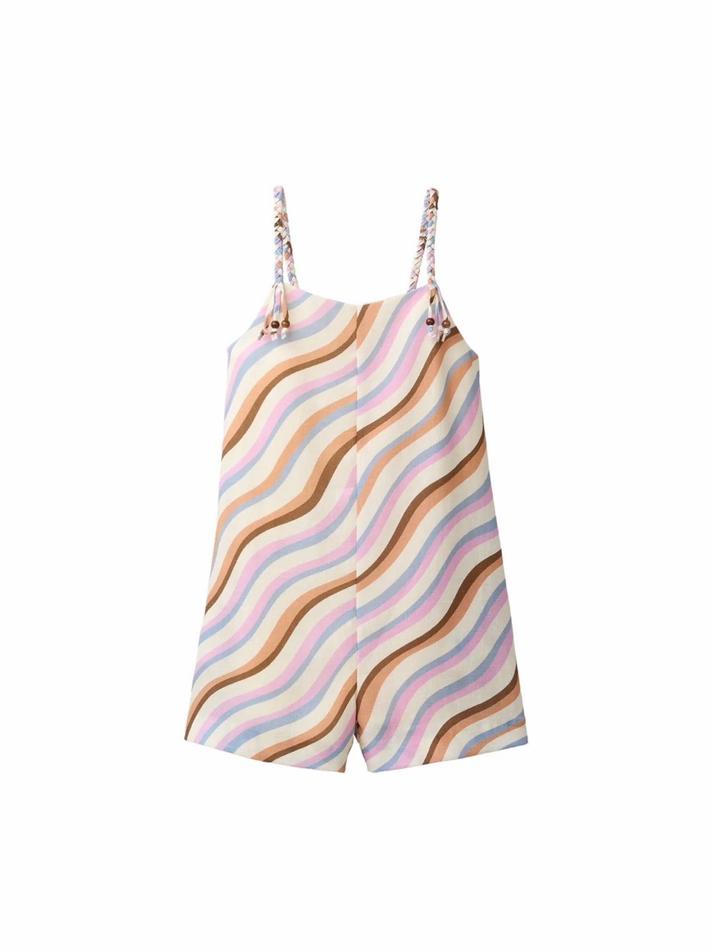 Zara Girls Wave Print Jumpsuit